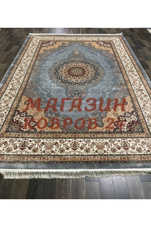 Иранский ковер Qum 005 Голубой